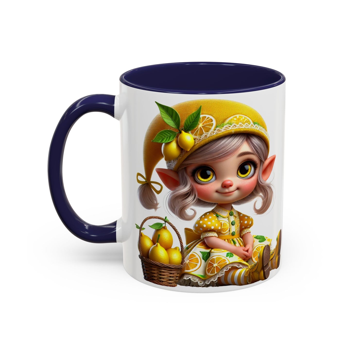 Whimsical Lemon Elf Coffee Mug - Perfect Gift for Spring & Summer