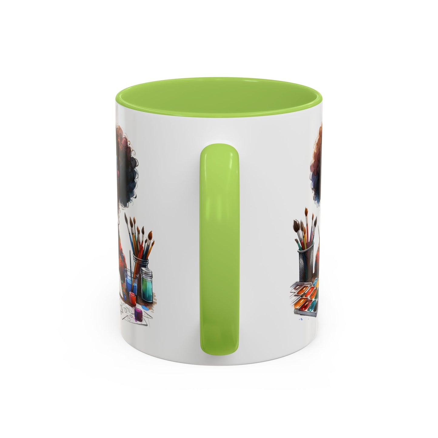 Creative Artist Coffee Mug, Colorful Art Mug, Gift for Artists, Studio Mug, Hot Beverage Cup, Unique Drinkware
