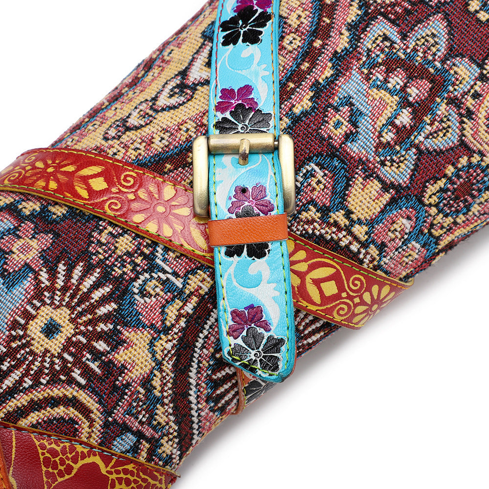 Large Size Retro Heavy Industry Printed Boots For Women