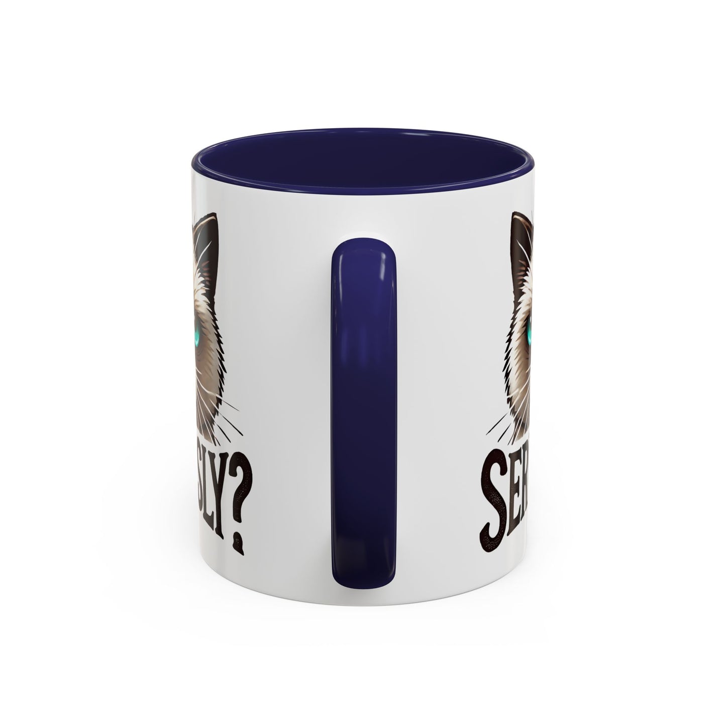 Funny Cat Accent Coffee Mug | Gift for Cat Lovers | Unique Ceramic Mug | Quirky Kitchen Decor | Humor Mug | Cat Person Gift