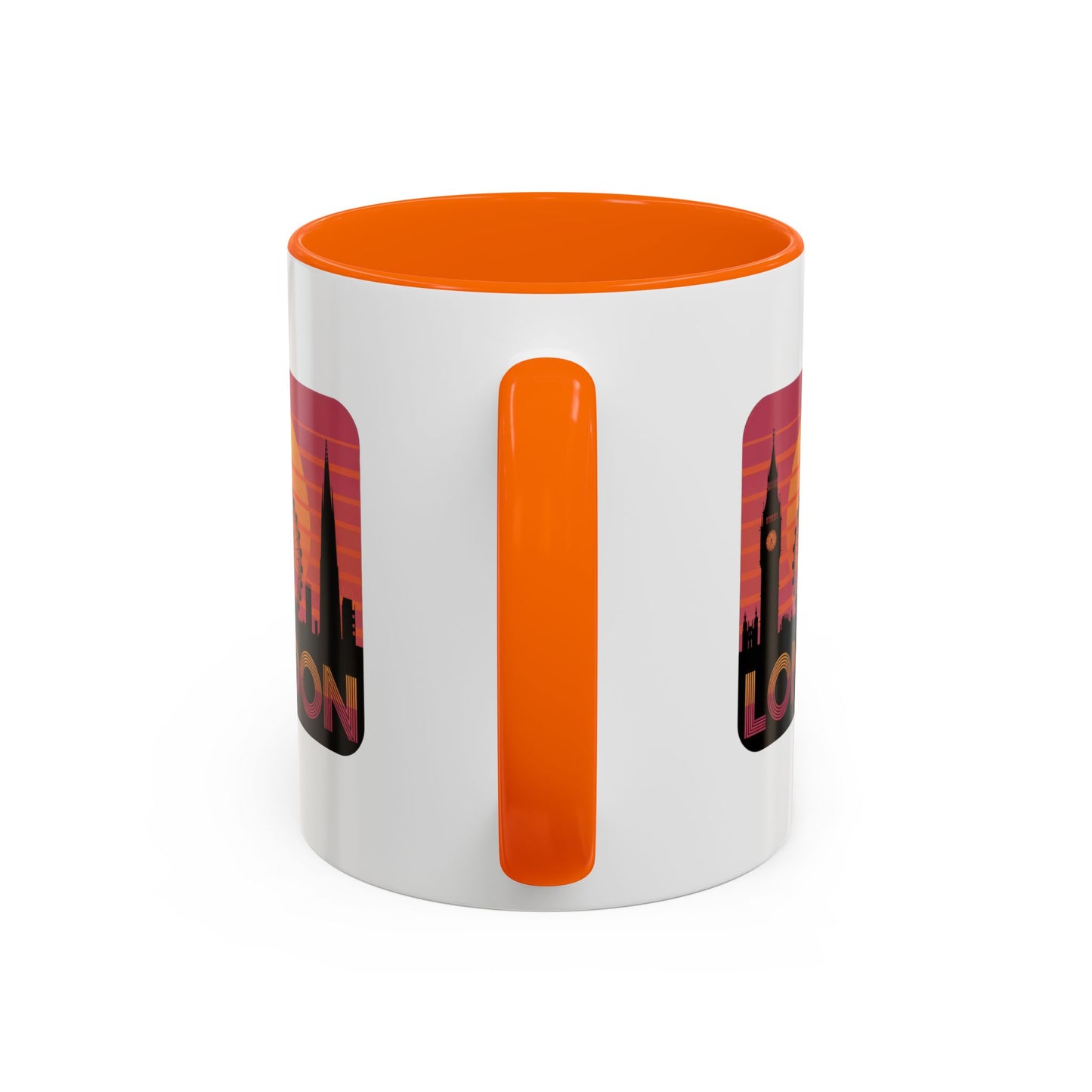 London Skyline Accent Coffee Mug - Perfect Gift for Travelers, London Lovers, Home Decor, Office Use, Road Trip Memories