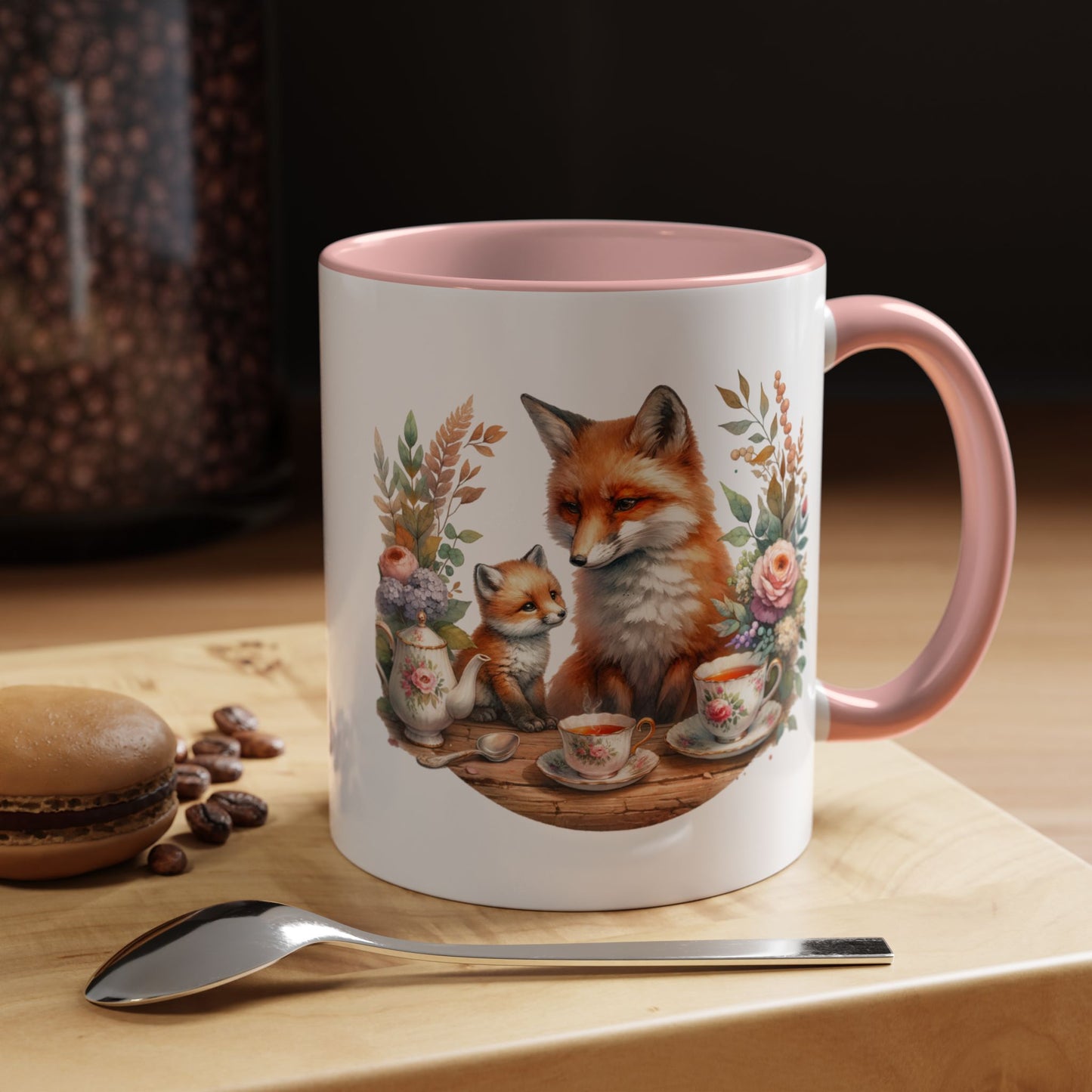 Whimsical Fox Art Coffee Mug - Perfect Gift for Nature Lovers, Home Decor, Animal Enthusiasts, Birthday, Mother's Day
