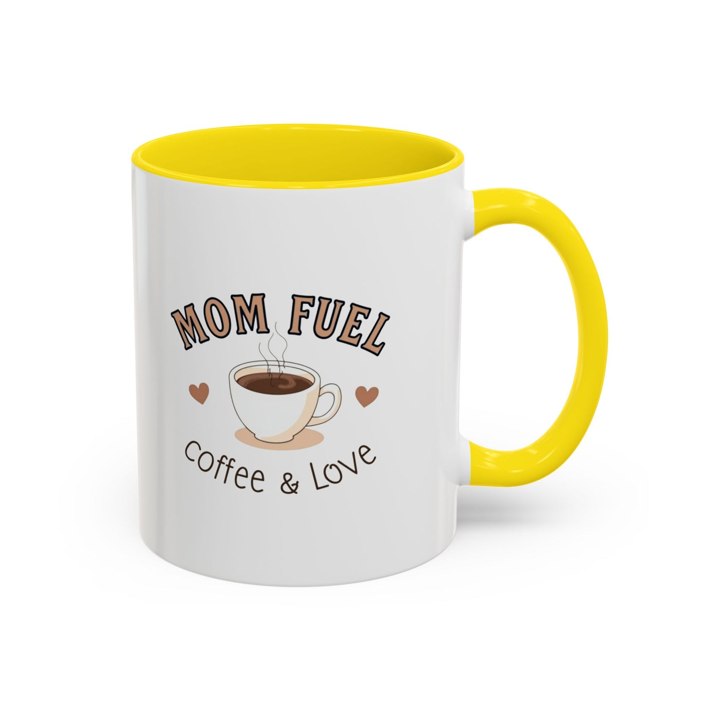 Mom Fuel Coffee Mug - Perfect Gift for Coffee Lovers, Mothers' Day, Birthday, Home Office, Ceramic Mug
