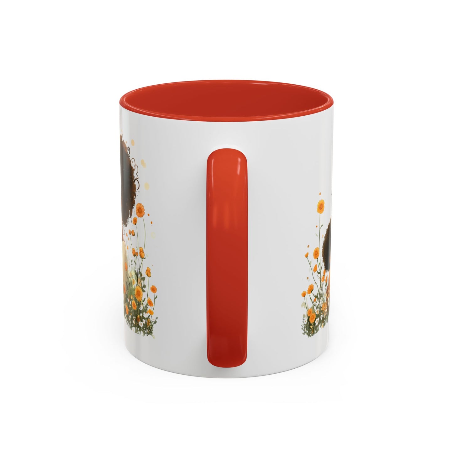 Emotional Motherhood Coffee Mug, Floral Mom & Child, Gift for Mother's Day, Family Bonding, Cozy Drinkware, Home Decor