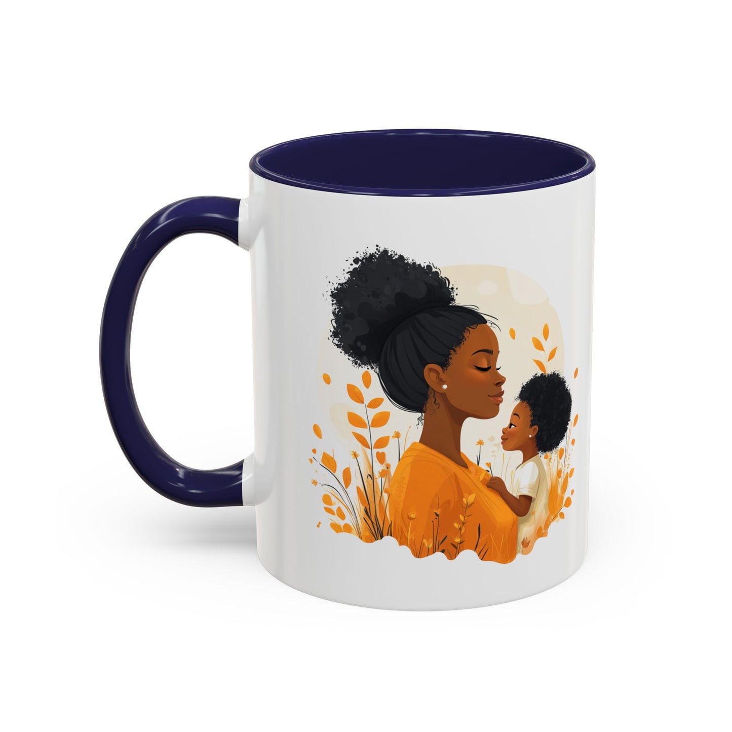 Warm Embrace Accent Coffee Mug | Perfect Gift for Mother's Day, Cozy Drinkware for Moms, Tea Lovers, Family Moments