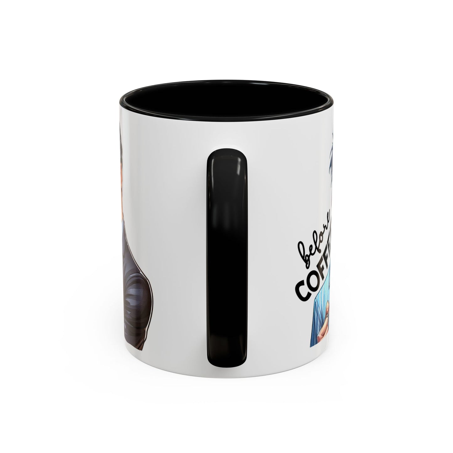 Caffeinated Accent Coffee Mug, Fun Gift for Coffee Lovers, Unique Mug for Home Office, Cool Drinkware for All Occasions!