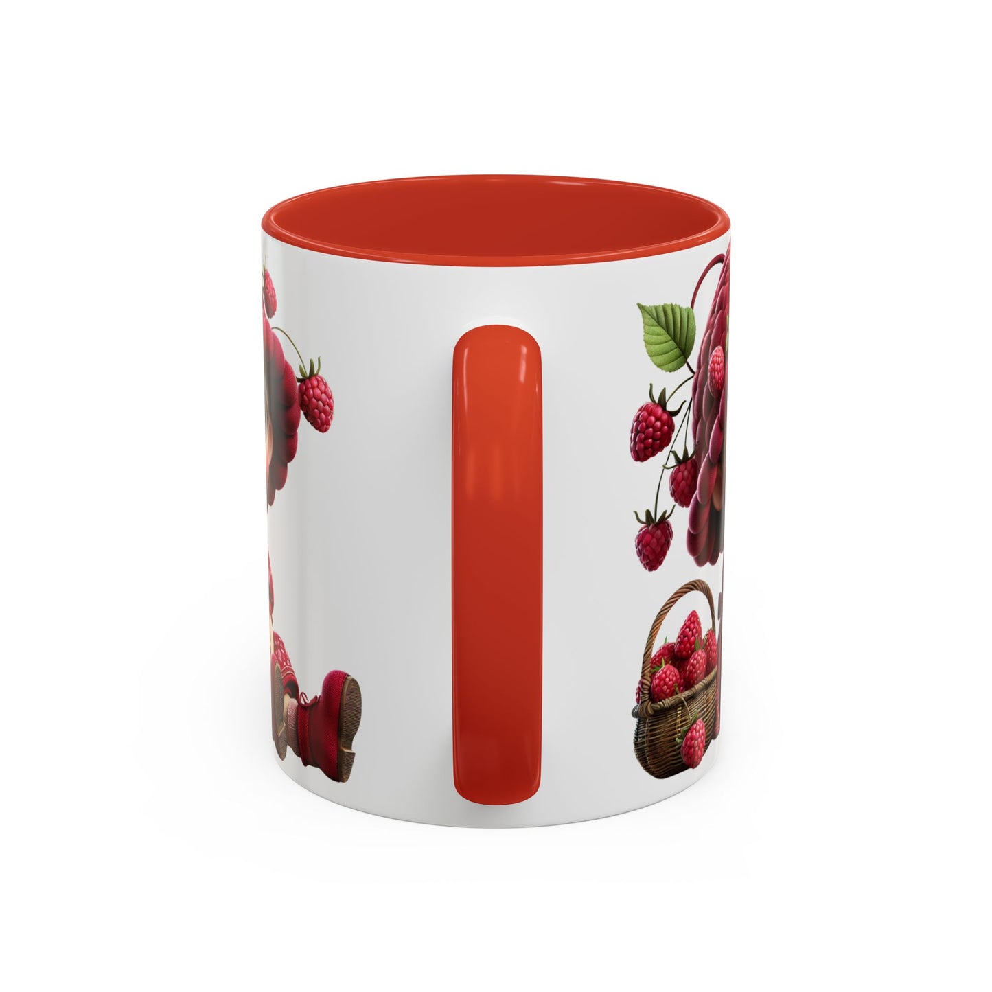 Whimsical Raspberry Character Coffee Mug - 11oz & 15oz