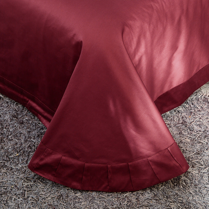 Quatre-pièce broderie lit