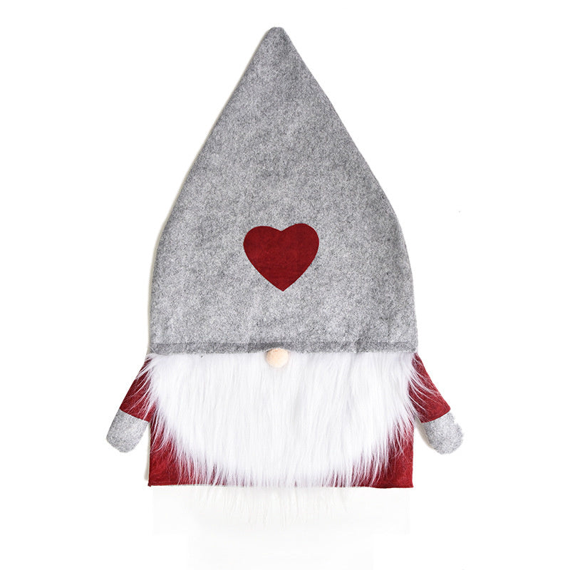 Christmas embroidery chair cover