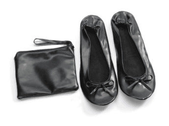 Foldable Indoor Ballet Shoes Lace-Free