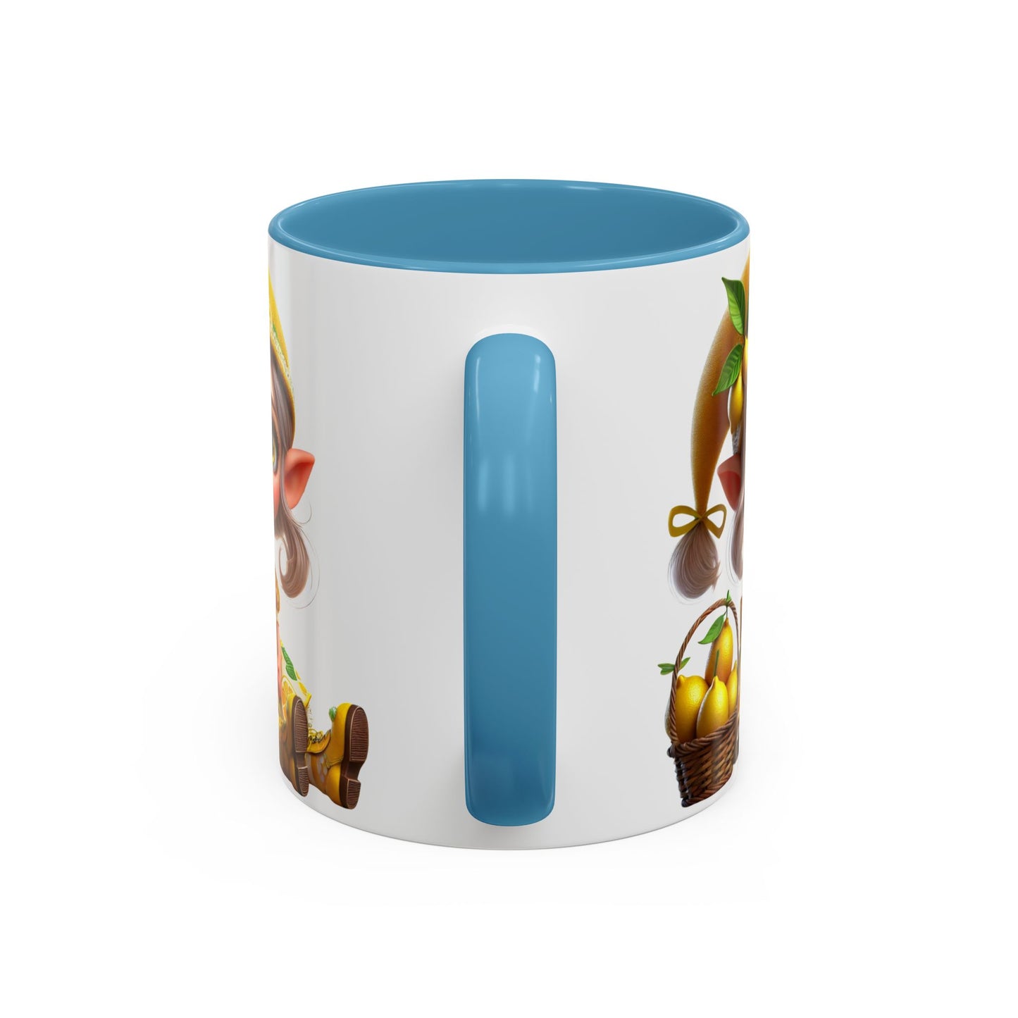 Whimsical Lemon Elf Coffee Mug - Perfect Gift for Spring & Summer