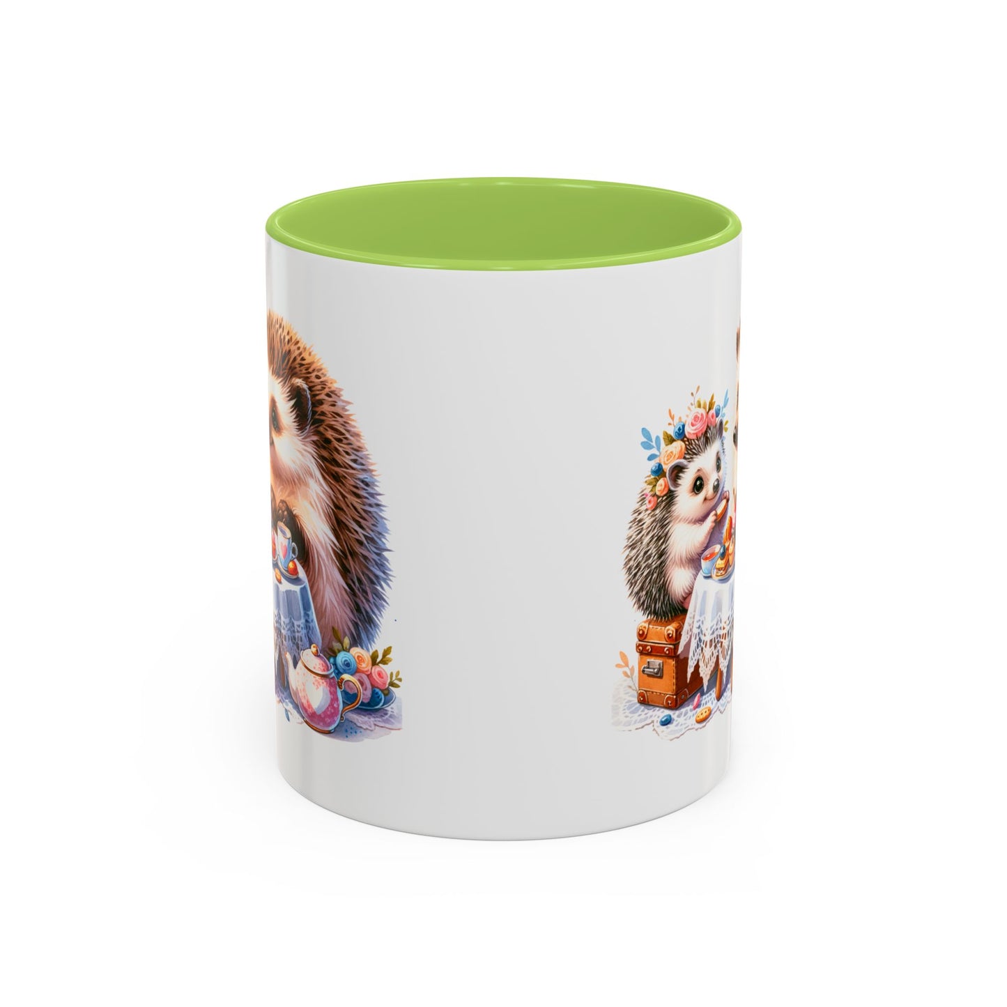 Adorable Hedgehog Accent Coffee Mug - Cute Animal Lover Gift, Nature Coffee Cup, Home & Kitchen Decor, Perfect for Friends & Family