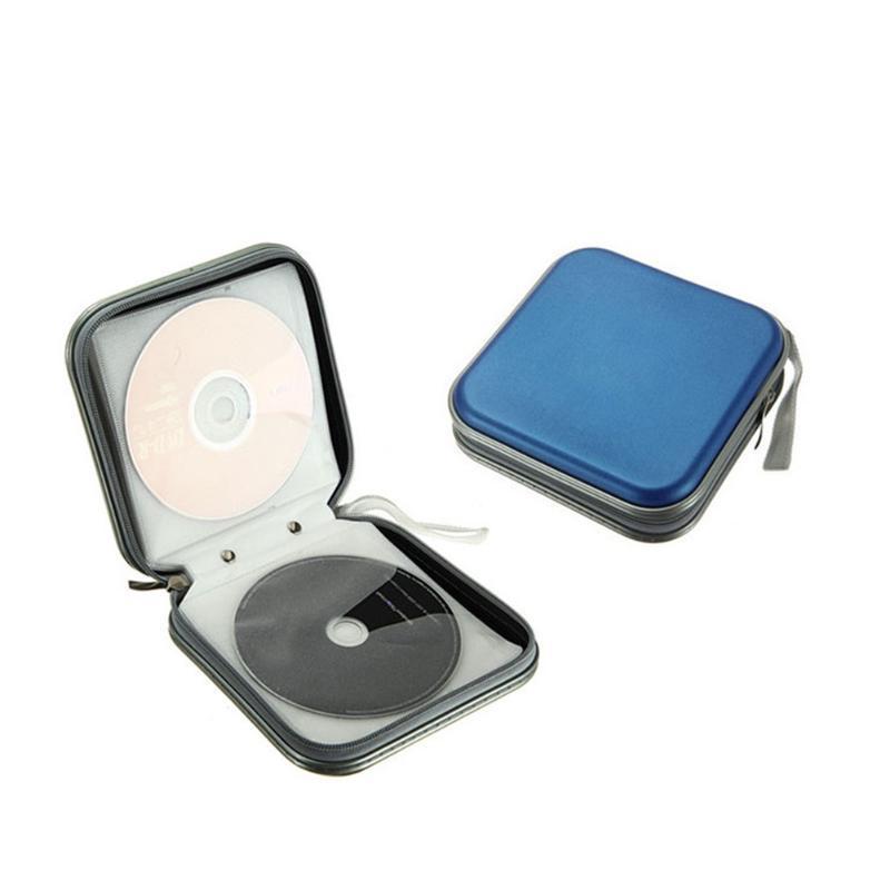 Portable 40pcs capacity Disc CD DVD Wallet Storage Organizer