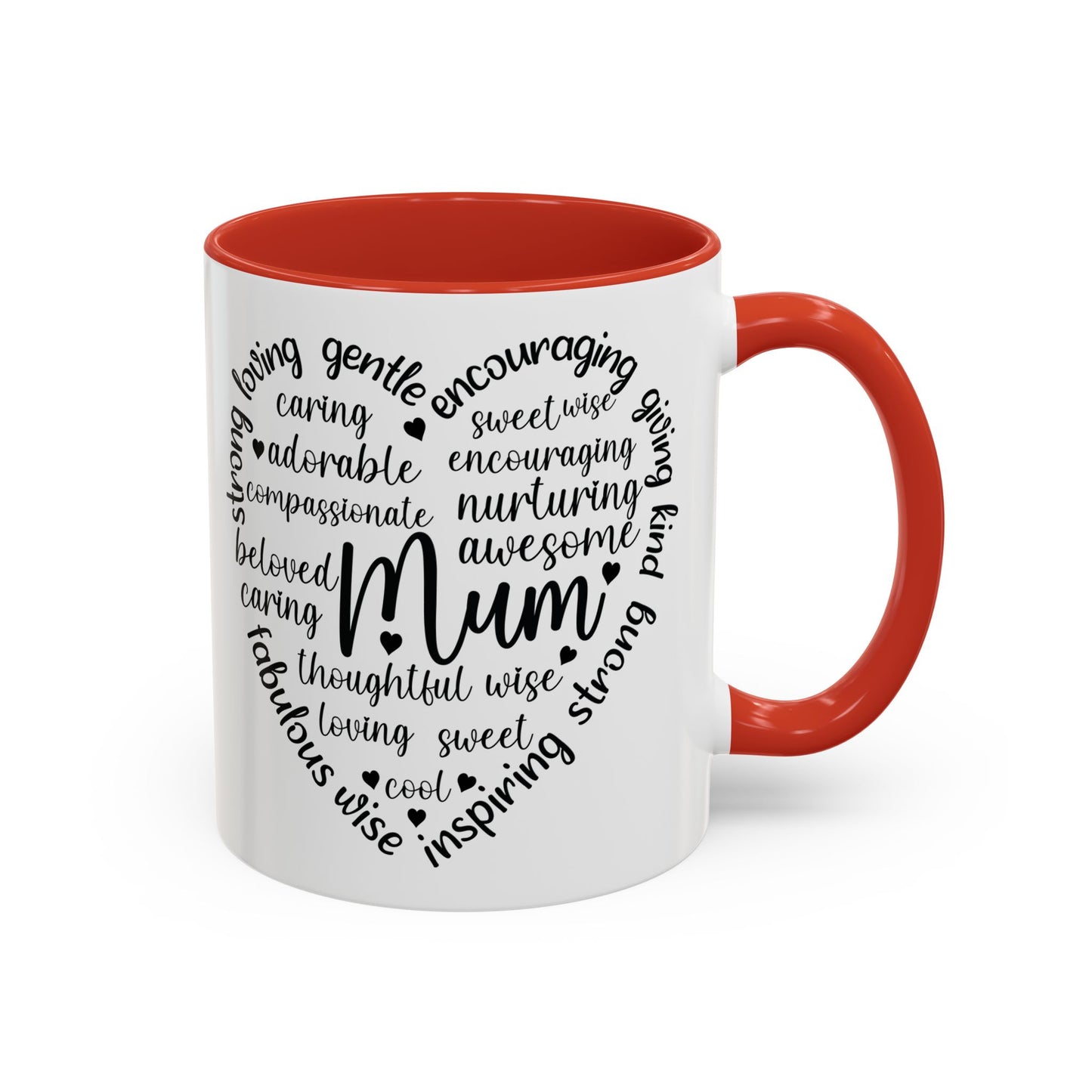 Inspirational Mum Coffee Mug - Perfect Gift for Mother’s Day, Birthdays, or Just Because, Unique Black Accent Mug