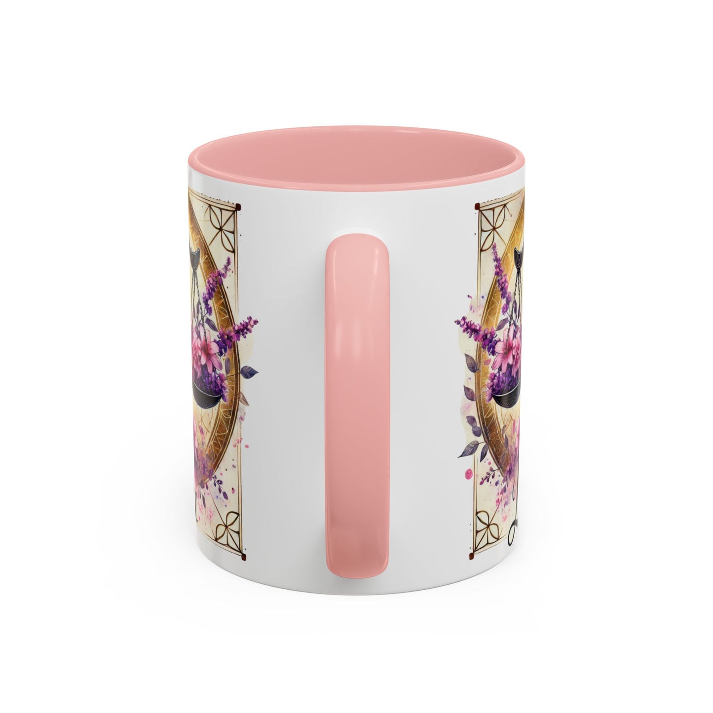 Libra Zodiac Accent Coffee Mug, Horoscope Gift for Astrology Lovers, Cute Libra Decor, Personalized Drinkware, Birthday Gift Idea