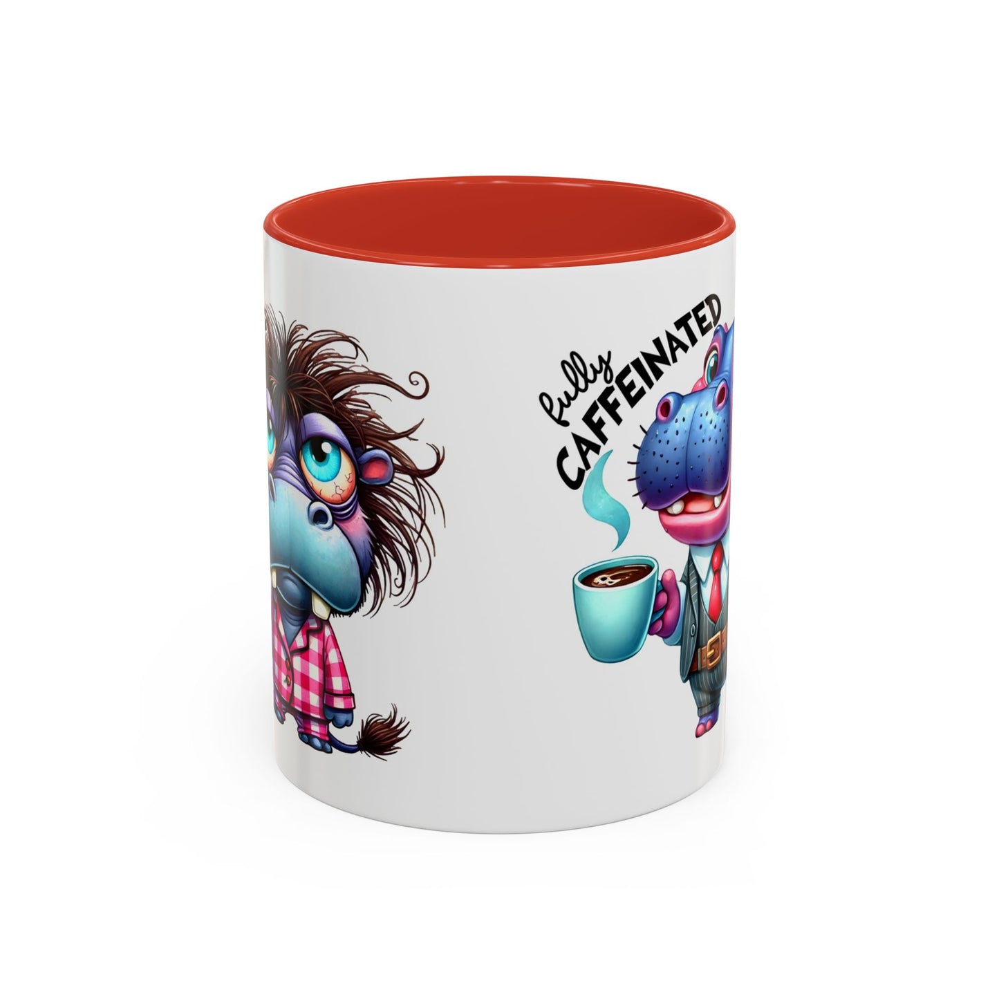 Whimsical Coffee Mug, Fun Animal Characters, Perfect Gift for Coffee Lovers, Quirky Office Decor, Birthday, Christmas