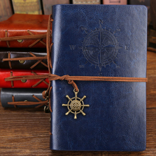 Retro pirate ship notebook