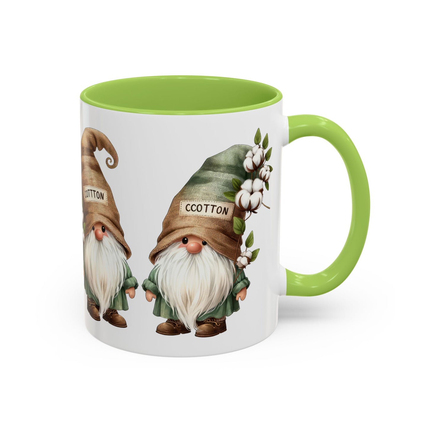 Gnome-Themed Accent Coffee Mug with Floral Design, Perfect for Gifting, Home Decor, Cozy Mornings, Tea Lovers, Housewarming