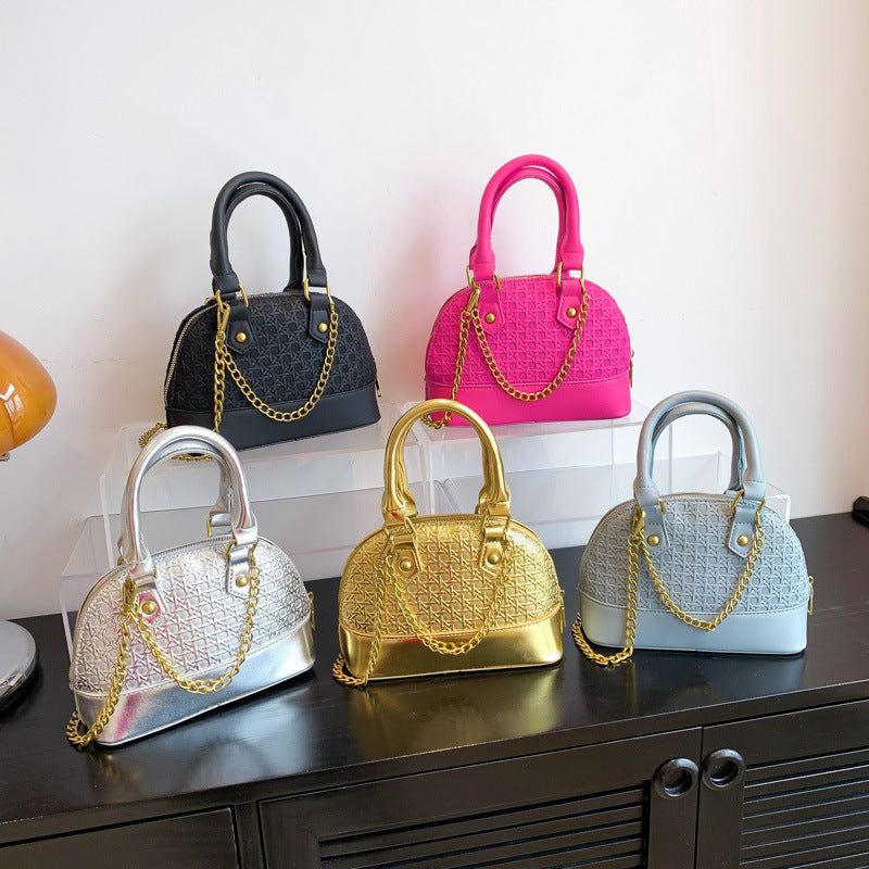 Women's Fashion All-matching Embossed Shoulder Crossbody Bag