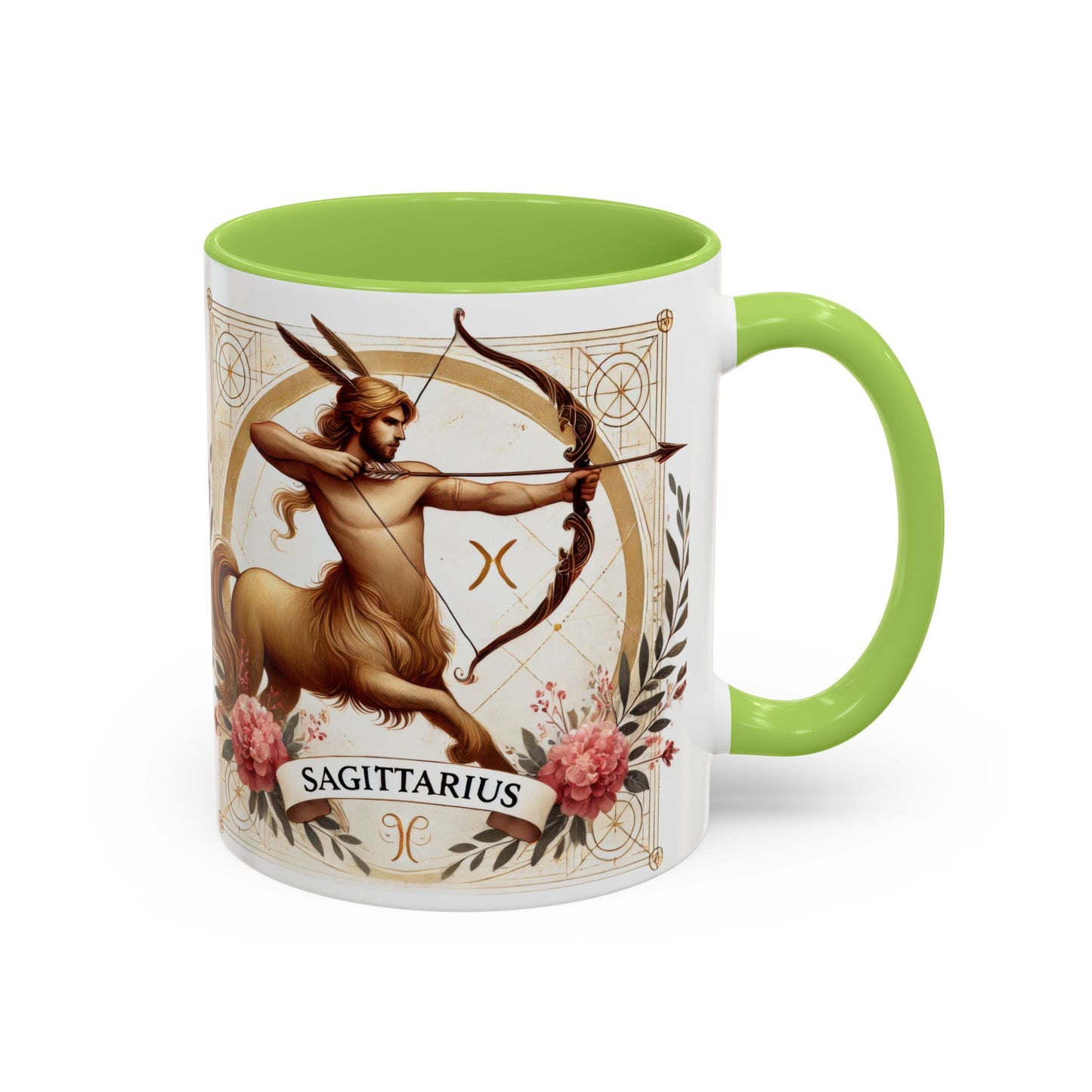Sagittarius Accent Coffee Mug – 11oz & 15oz – Zodiac Inspired Gift for Astrology Lovers