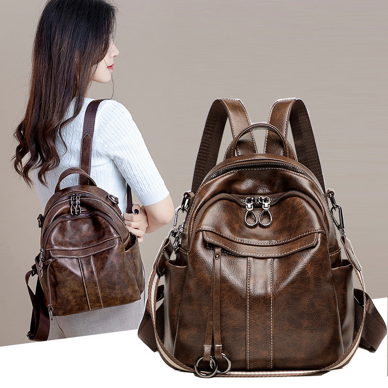 Women's fashion anti-theft backpack