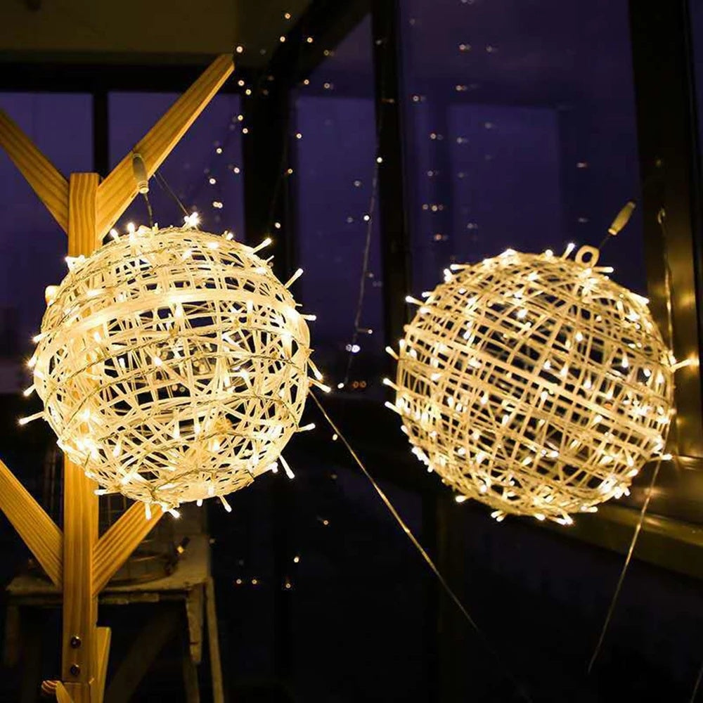 Led Sepak Takraw Lamp Hanging Tree Lamp Ball Lamp Landscape Lighting Project Street Tree Decorative Lantern String