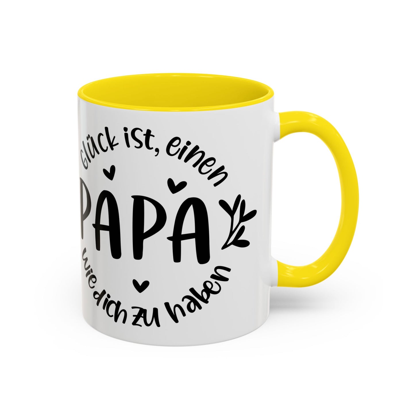 Father's Day Accent Coffee Mug - Perfect Gift for Dad, Funny Coffee Cup, Customizable Mug, Gifts for Papa, Unique Kitchenware