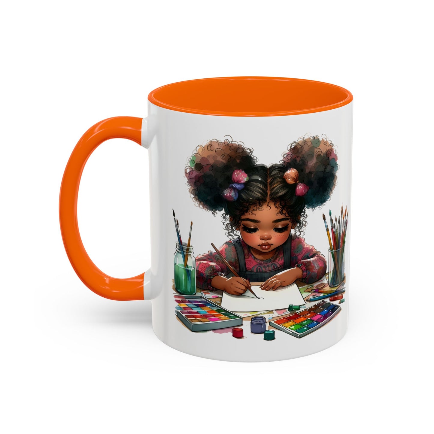 Creative Kids Coffee Mug, Art Mug, Colorful Mug, Cute Kids Mug, Gift for Artists, Unique Drinkware