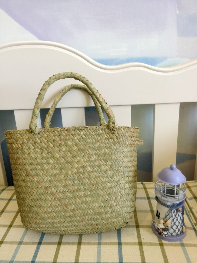 Natural Seaweed Handmade Woven Bag JFA UNIjuntos Entreprise