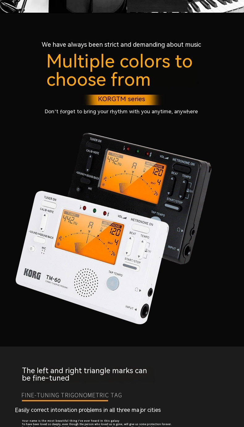 Tuner Piano Guitar Universal Tuning Metronome