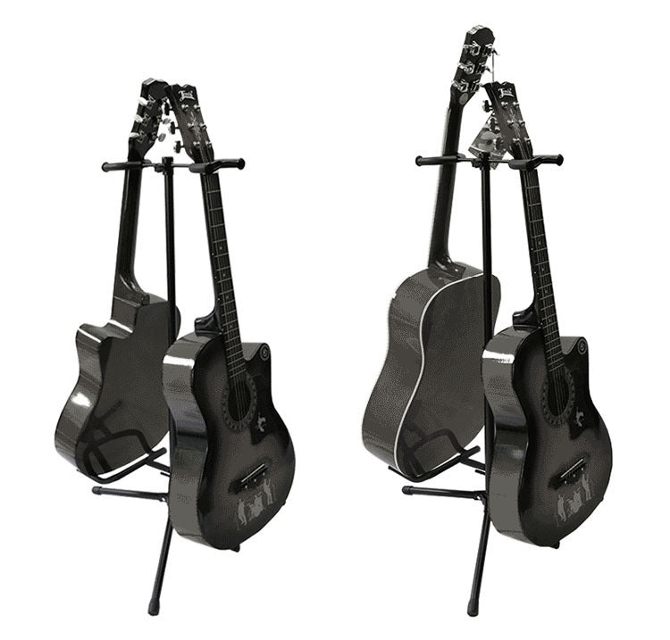 Vertical Double-headed Adjustable Guitar Stand