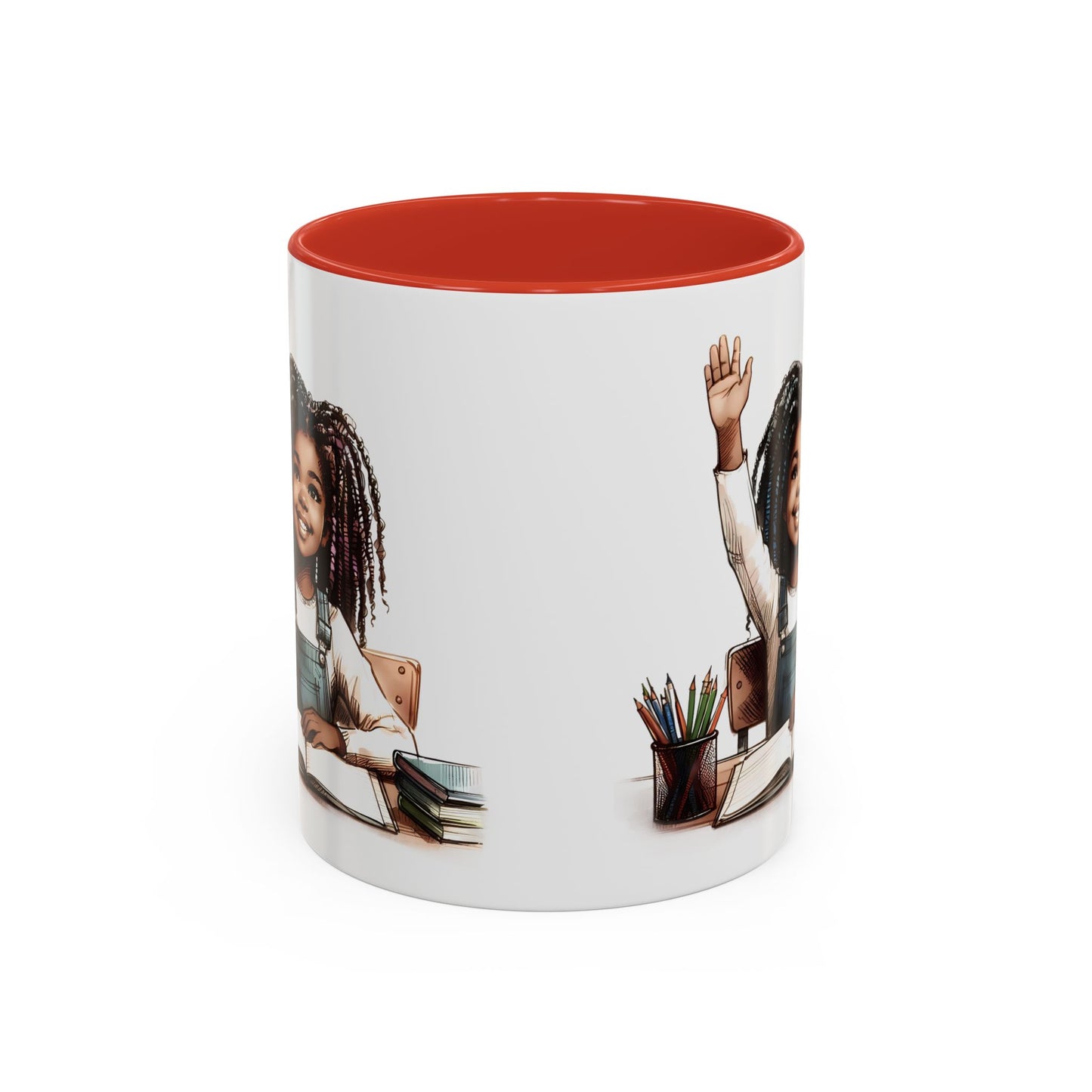 Cheerful Kids' Coffee Mug, Empowering Gift for Students, Classroom, Back to School, Fun Celebrate Learning Mug