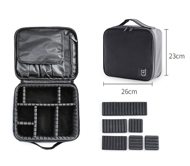 Travel Adjustable Makeup Train Case