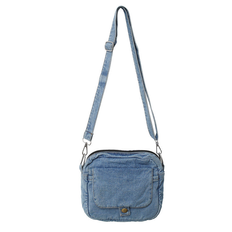 Fashion Personality Girl Denim Small Square Bag