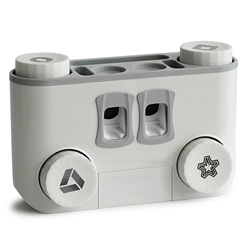 Non-perforated toothbrush rack