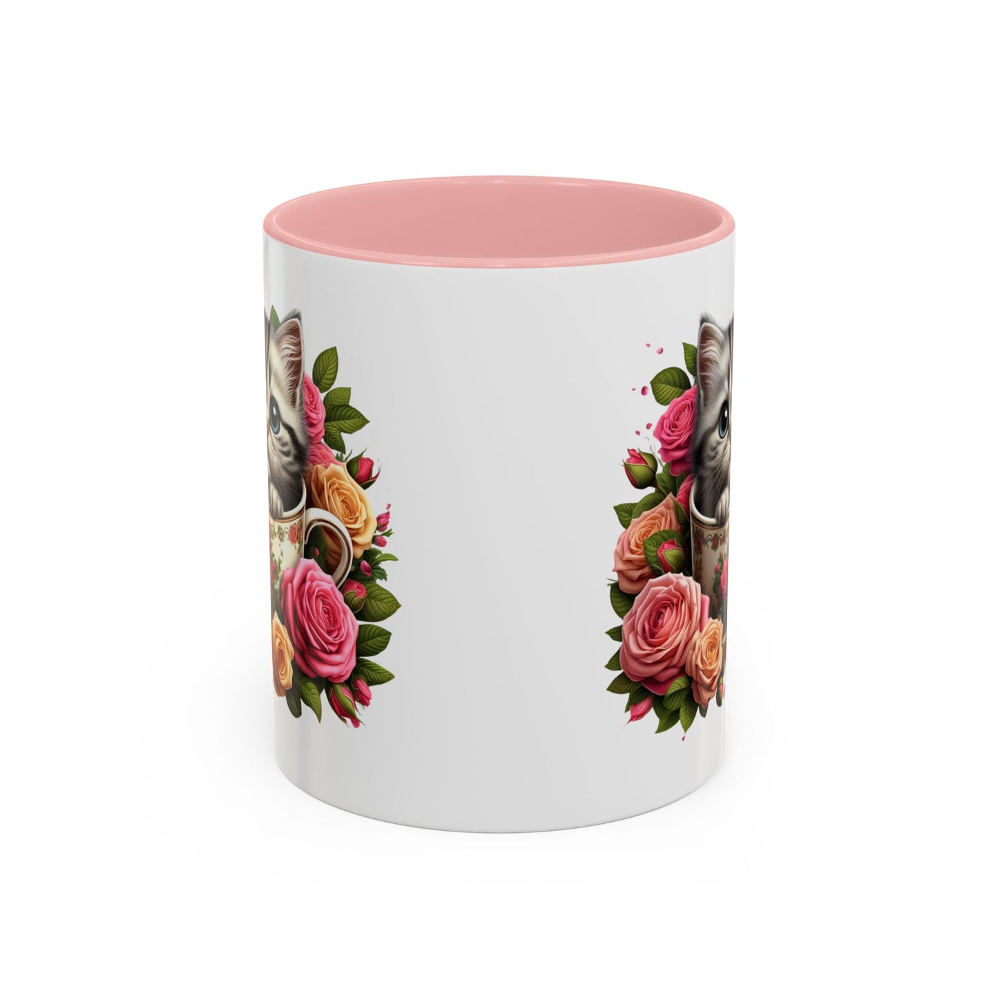 Whimsical Cat Coffee Mug with Floral Accents, Cute Cat Mug, Pet Lover Gift, Tea Cup, Perfect for Cat Lovers, Floral Coffee Cup, [...]