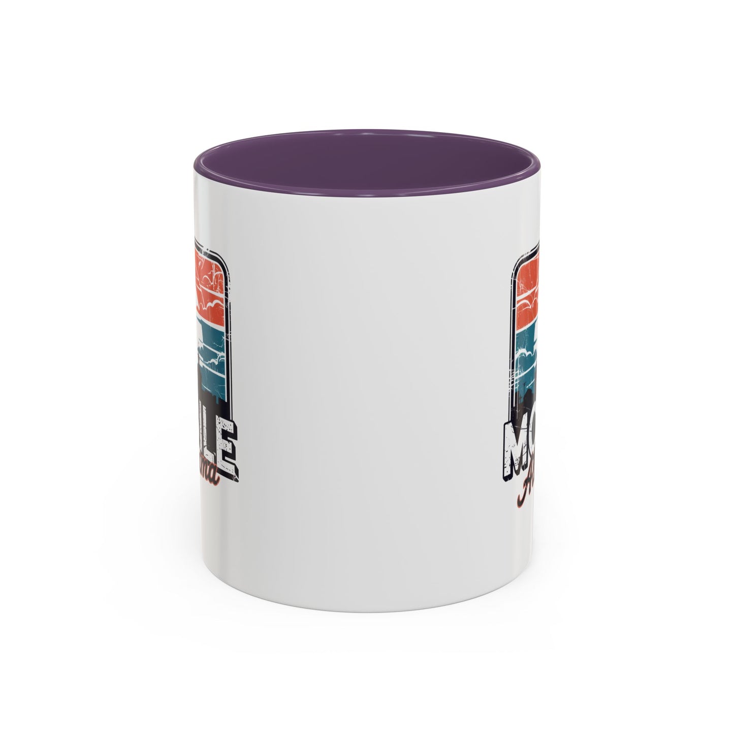 Mobile Alabama Sunset Accent Coffee Mug – Perfect Gift for Travelers, Coffee Lovers, Souvenir, Home Decor, Unique Mug