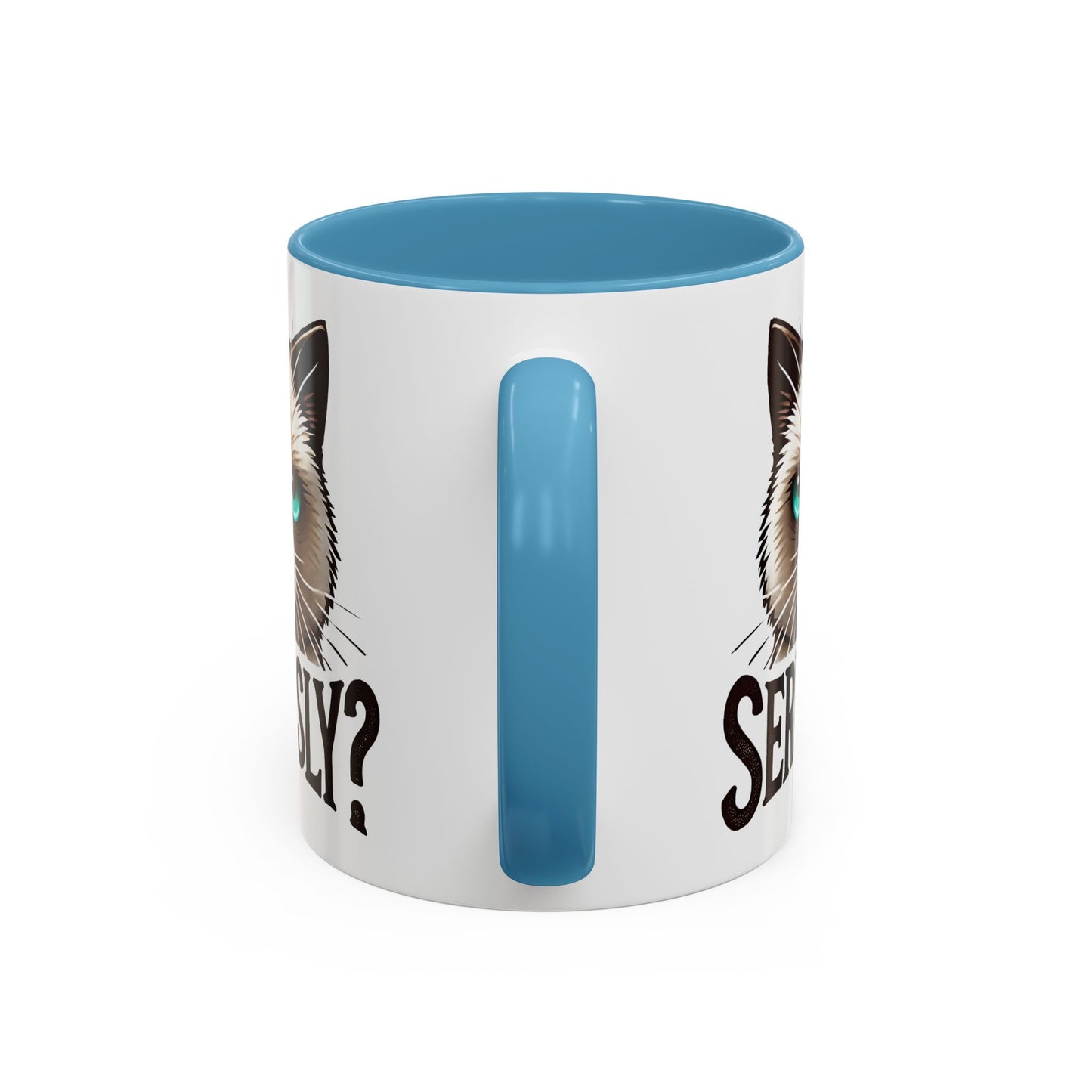 Funny Cat Accent Coffee Mug | Gift for Cat Lovers | Unique Ceramic Mug | Quirky Kitchen Decor | Humor Mug | Cat Person Gift