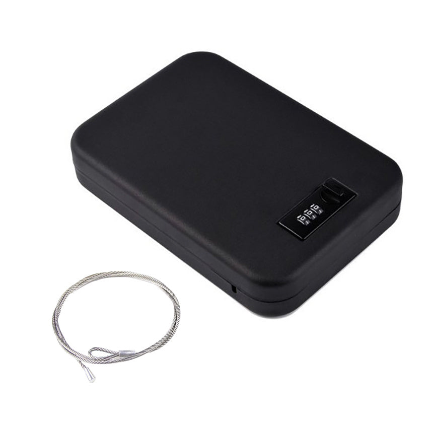 Portable Safe Box Jewelry Jewelry Cash Car Safe Box