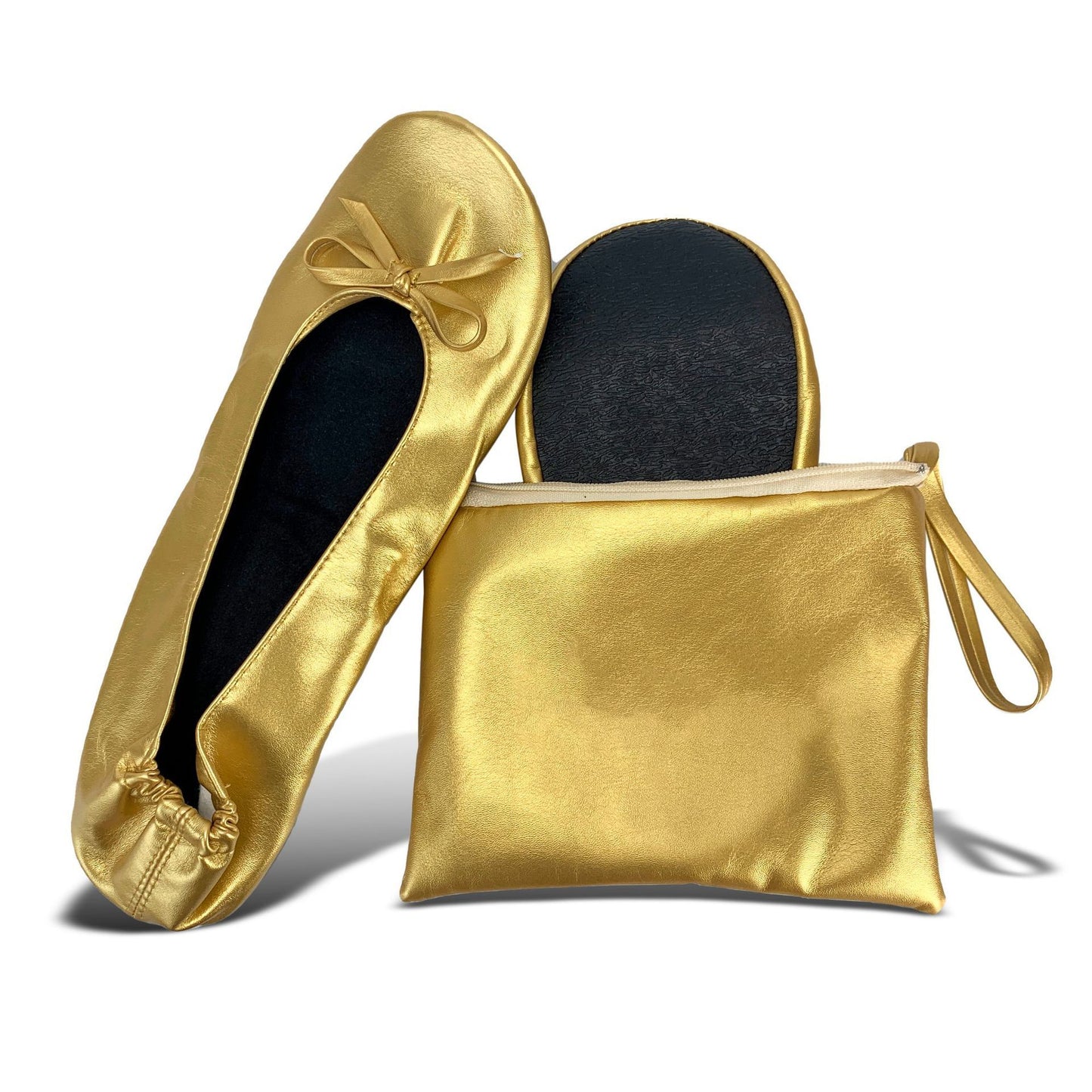 Foldable Indoor Ballet Shoes Lace-Free