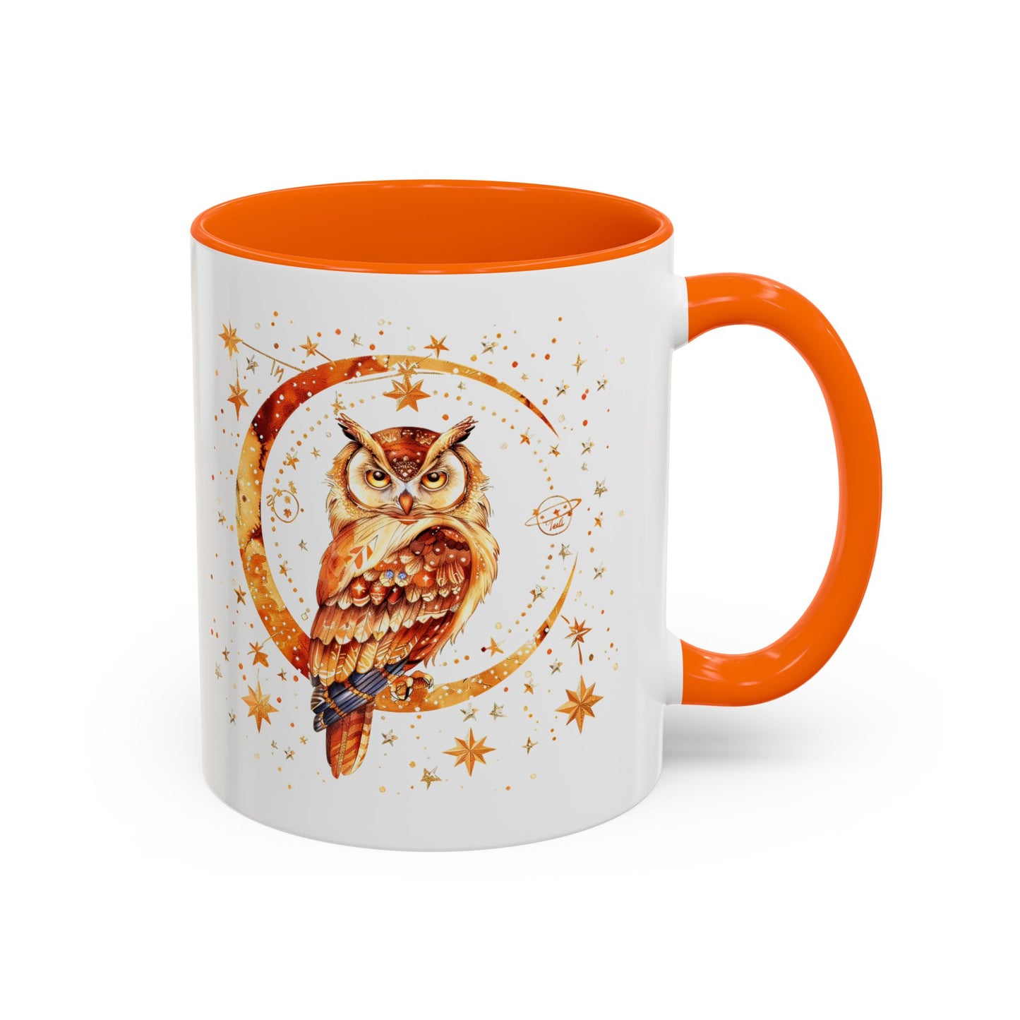 Mystical Owl Coffee Mug - Celestial Decor, Perfect Gift for Owl Lovers, Cozy Vibes, Unique Home Accents, Astrology Tea Cup