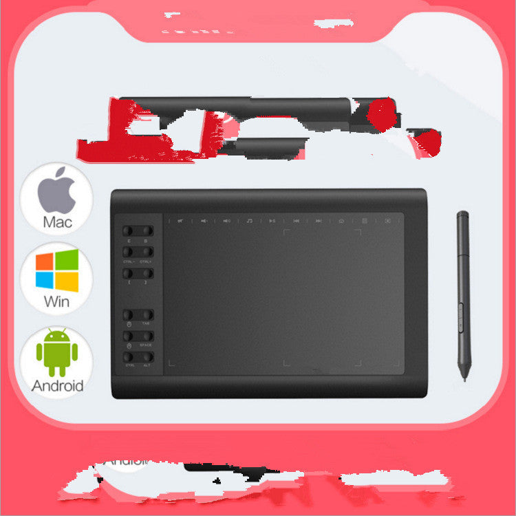 Connected To Mobile Phone Hand-painted Computer Drawing Board Net Lesson Writing Board