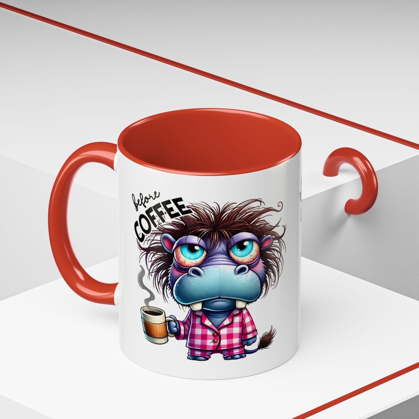 Whimsical Coffee Mug, Fun Animal Characters, Perfect Gift for Coffee Lovers, Quirky Office Decor, Birthday, Christmas