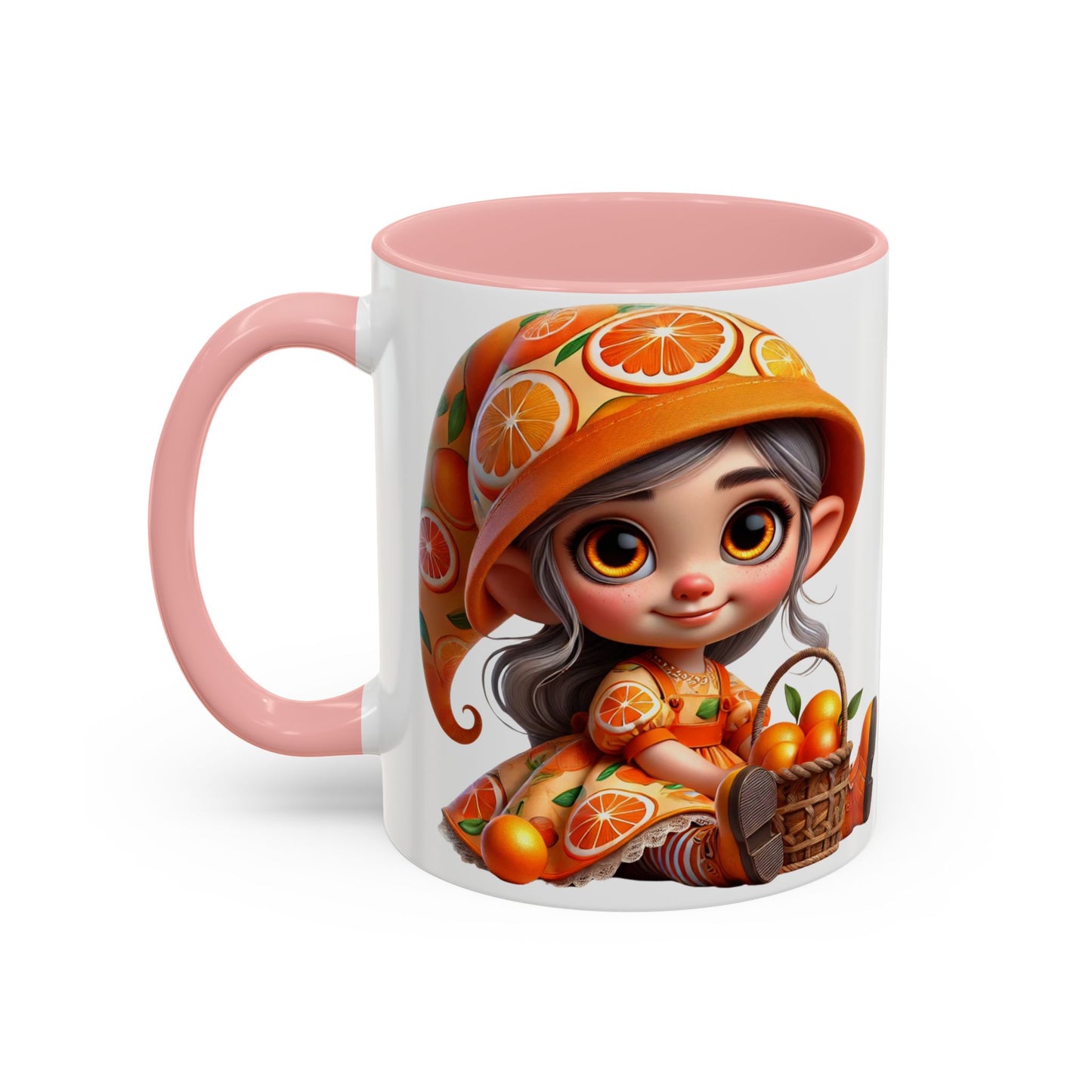 Cute Orange Harvest Coffee Mug - Charming 11 & 15oz Mug for Gardeners and Citrus Lovers