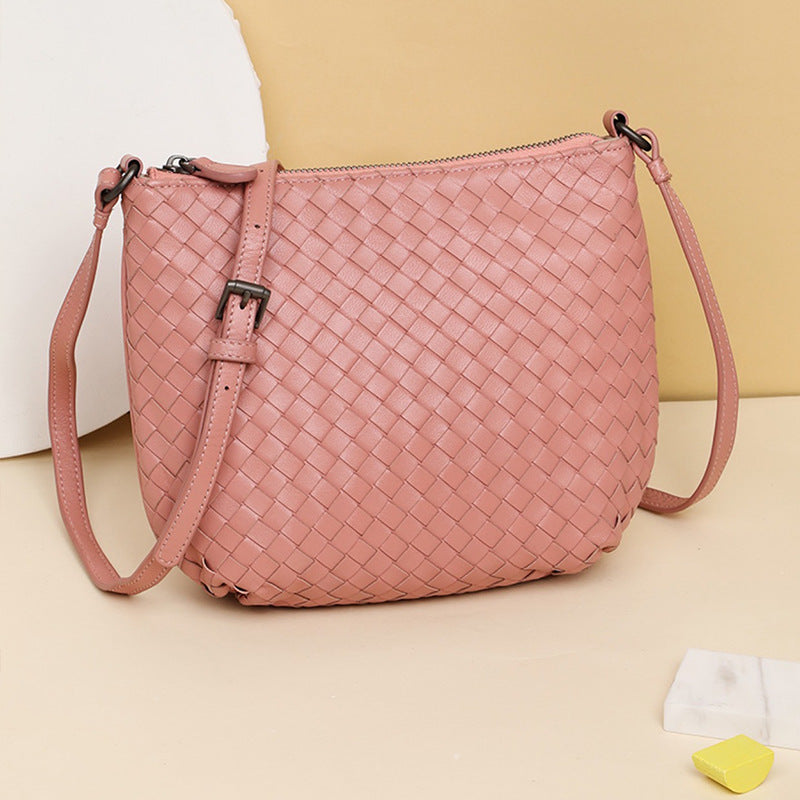 New Pure Sheepskin Hand-woven Bag