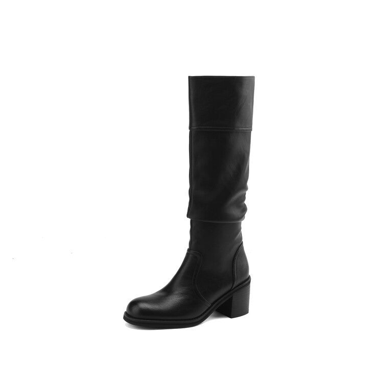 Thick Mid-heel High-top Below The Knee Women's Knight Warm Boots Store Hive UNIjuntos