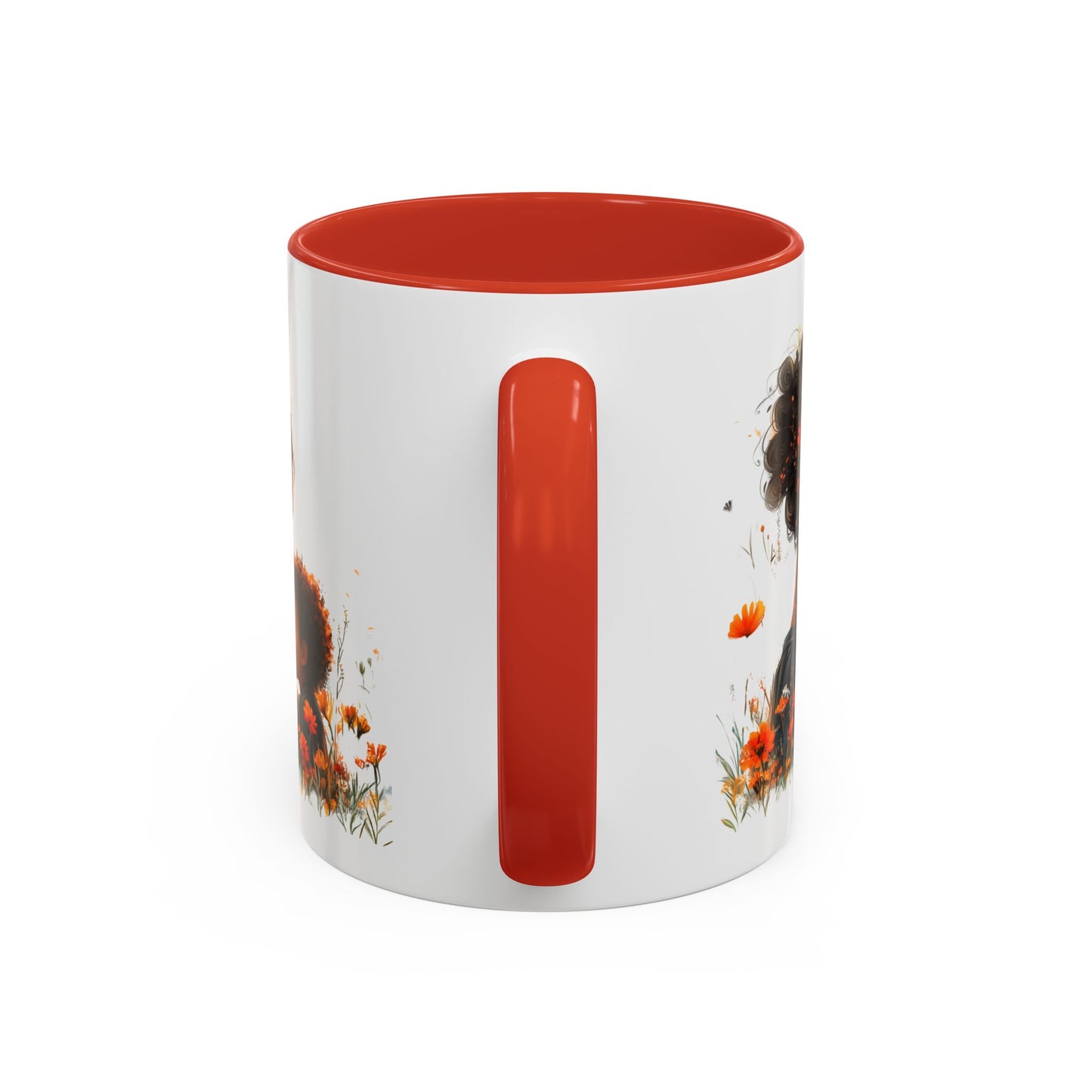 Floral Mom and Child Coffee Mug - Perfect Gift for Mother's Day, Family Moments, Tea Lover, Floral Decor, Kitchenware