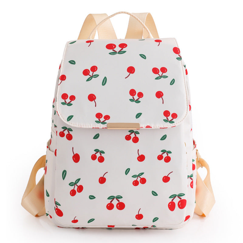 Women's Oxford Cloth Large-capacity Printed Casual Backpack