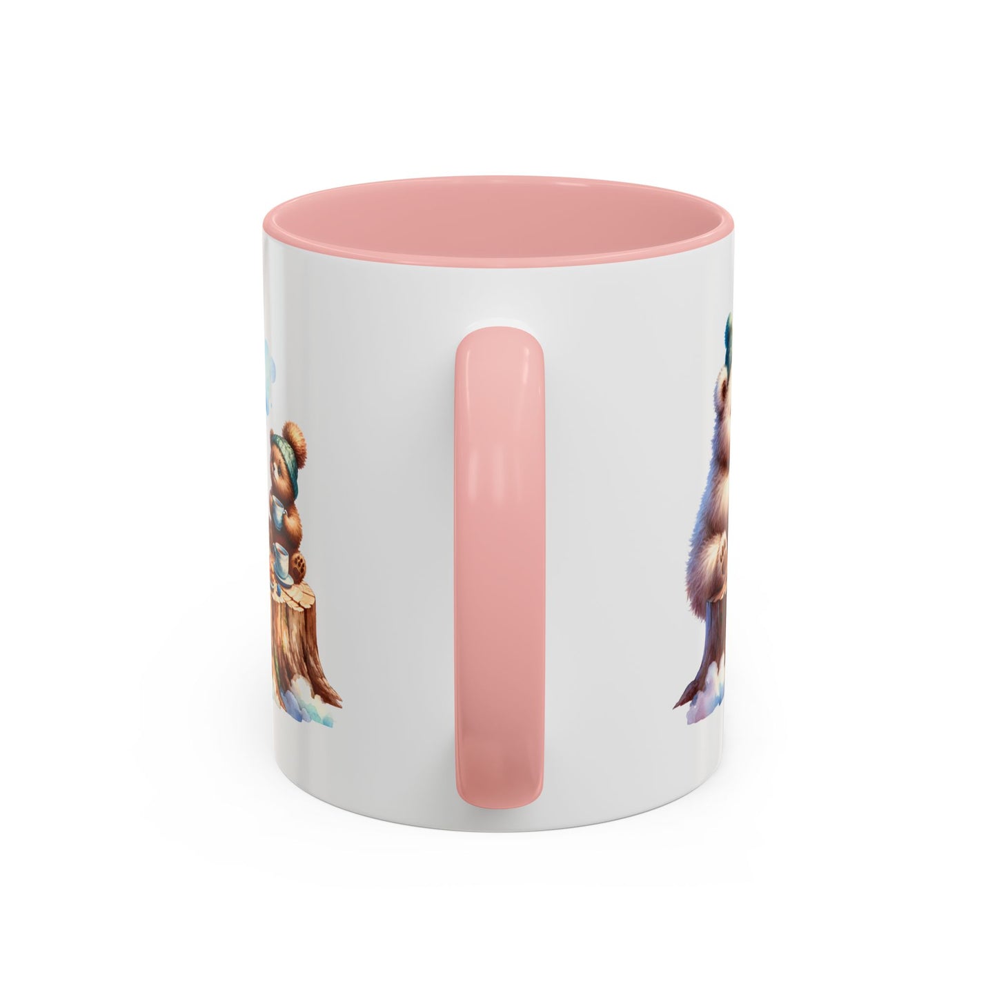 Whimsical Bear Tea Party Mug | Cute Animal Lover Coffee Cup, Gift for Kids, Nursery Decor, Birthday, Holiday Essentials