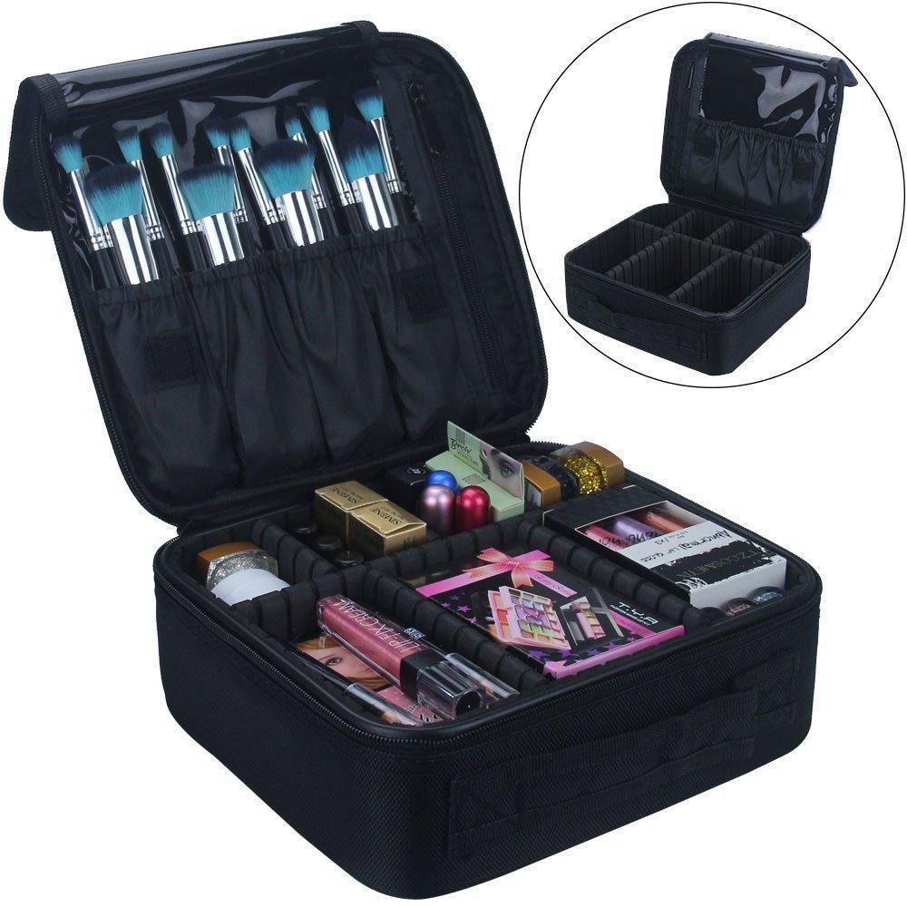 Travel Adjustable Makeup Train Case